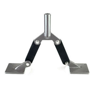 Aluminum Roof Mount with Ridge Vent Adapter