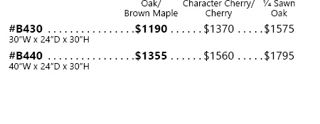 Avondale Base Pricing