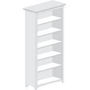 Avondale Single Bookcases