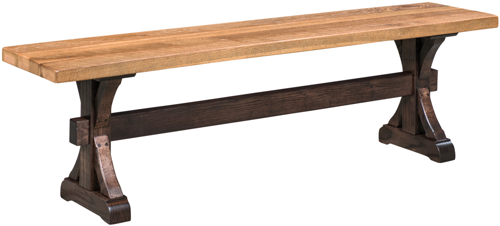 Branson Trestle Bench