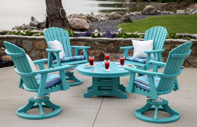 Island Poly Conversation Table Set