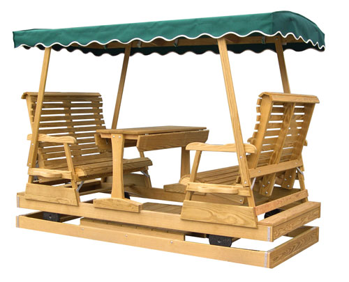 Wood Face-to-Face Glider