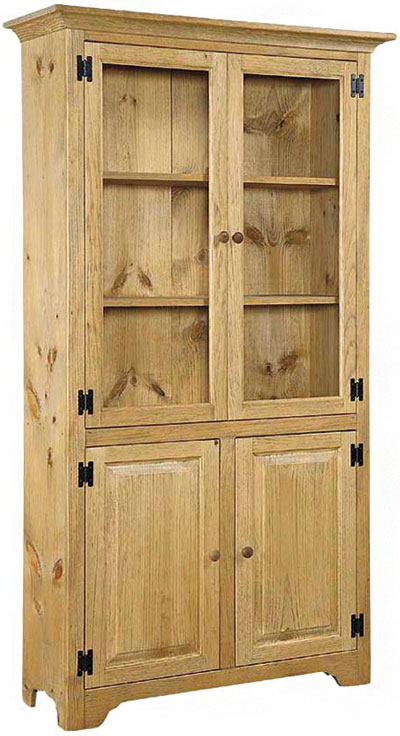 Colonial Pine Large Bookcases