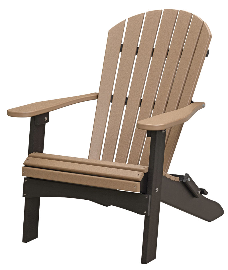 Island Poly Folding Adirondack Chair