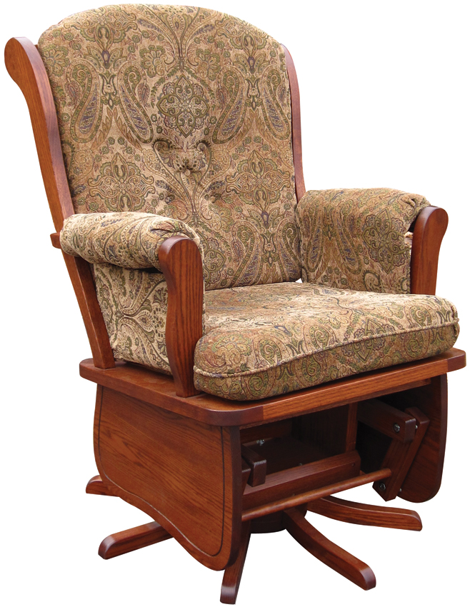 Swan Back Swivel Glider