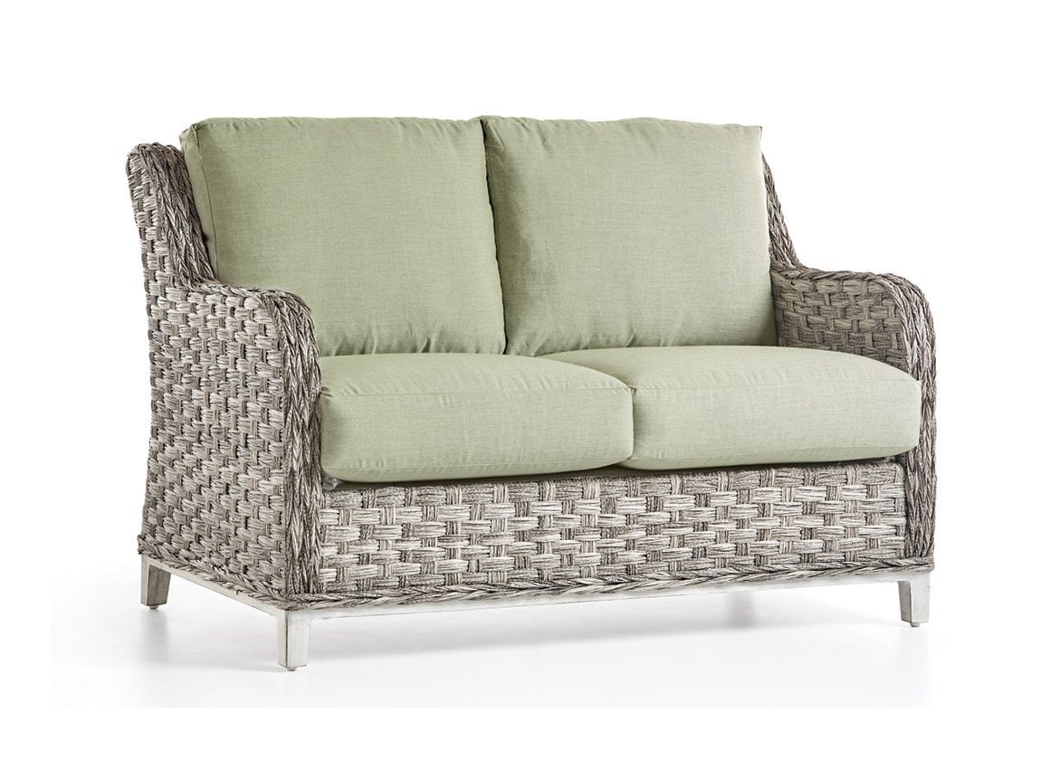 Grand Isle Wicker Loveseat