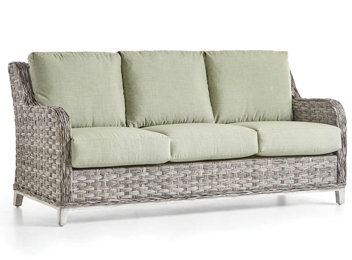Grand Isle Wicker Sofa