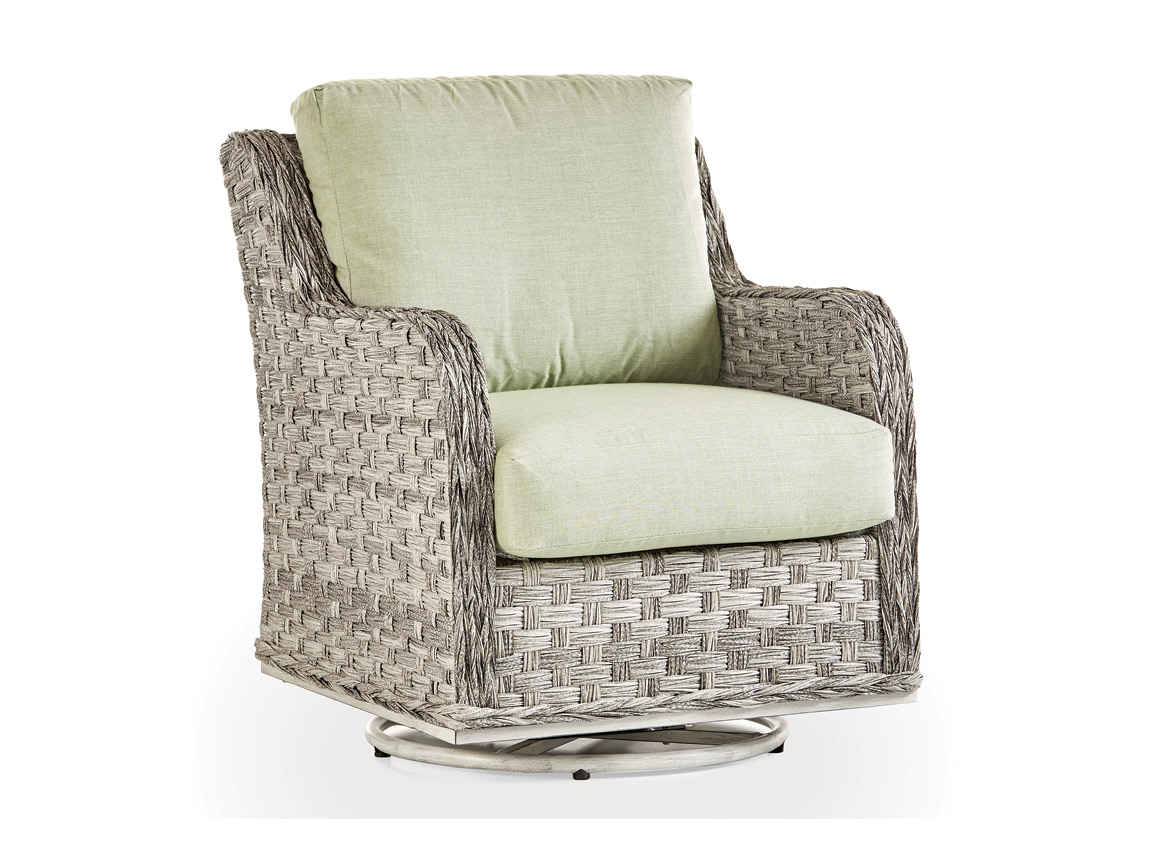 Grand Isle Wicker Swivel Glider